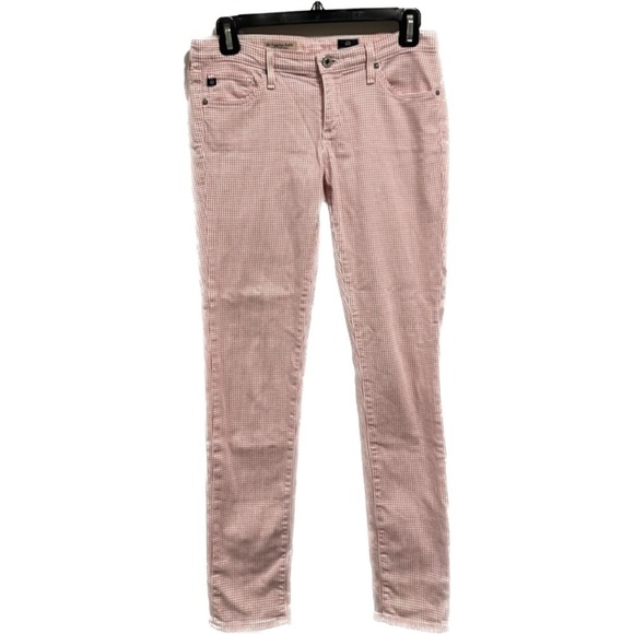 AG jeans the legging ankle red/white jeans size 27 - Picture 1 of 6
